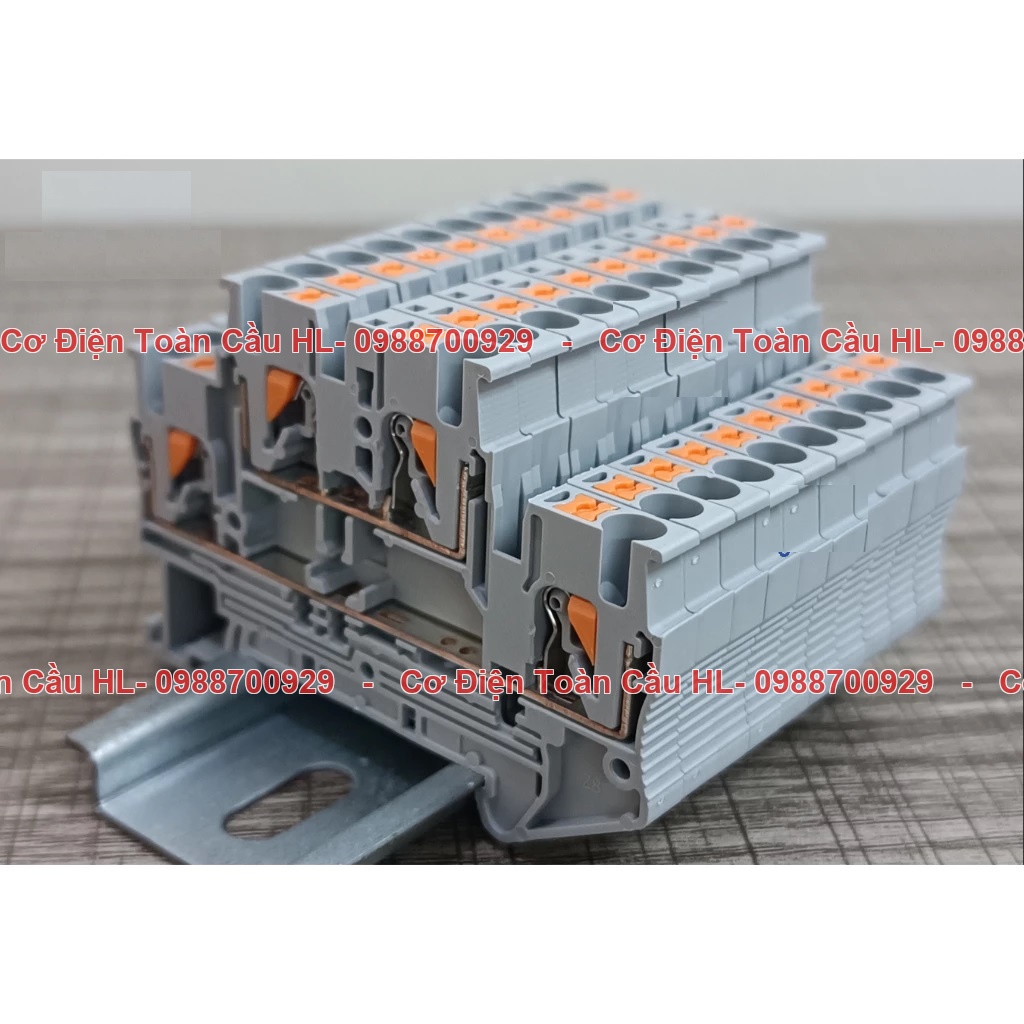 Cầu đấu dây 2 tầng loại ghim EW-PTTB 2.5 góc nhìn khác