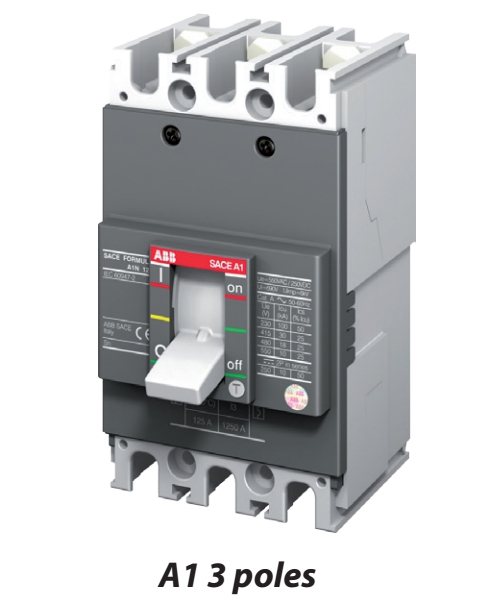 Chi tiết linh kiện và góc chụp thực tế Aptomat tép MCB ABB S200 3P 32A 6kA/10kA (S203-C32)