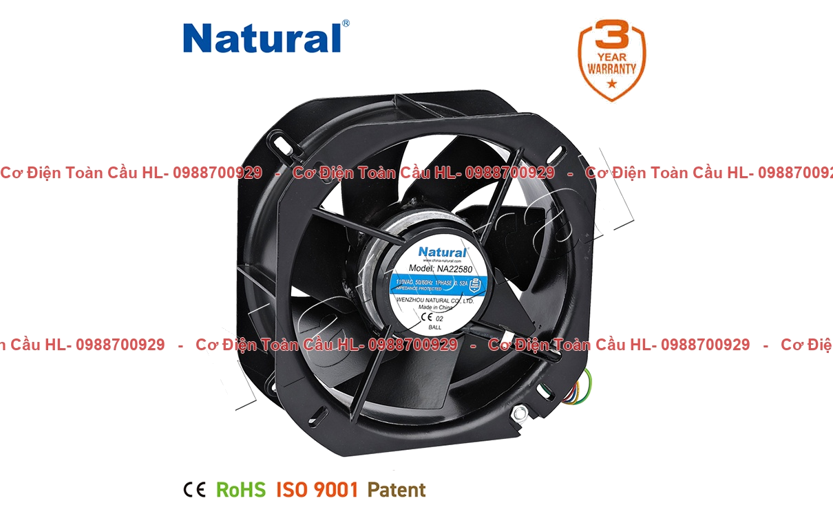 Natural QUẠT HÚT TỦ ĐIỆN NA22580 chính hãng Natural giá tốt nhất