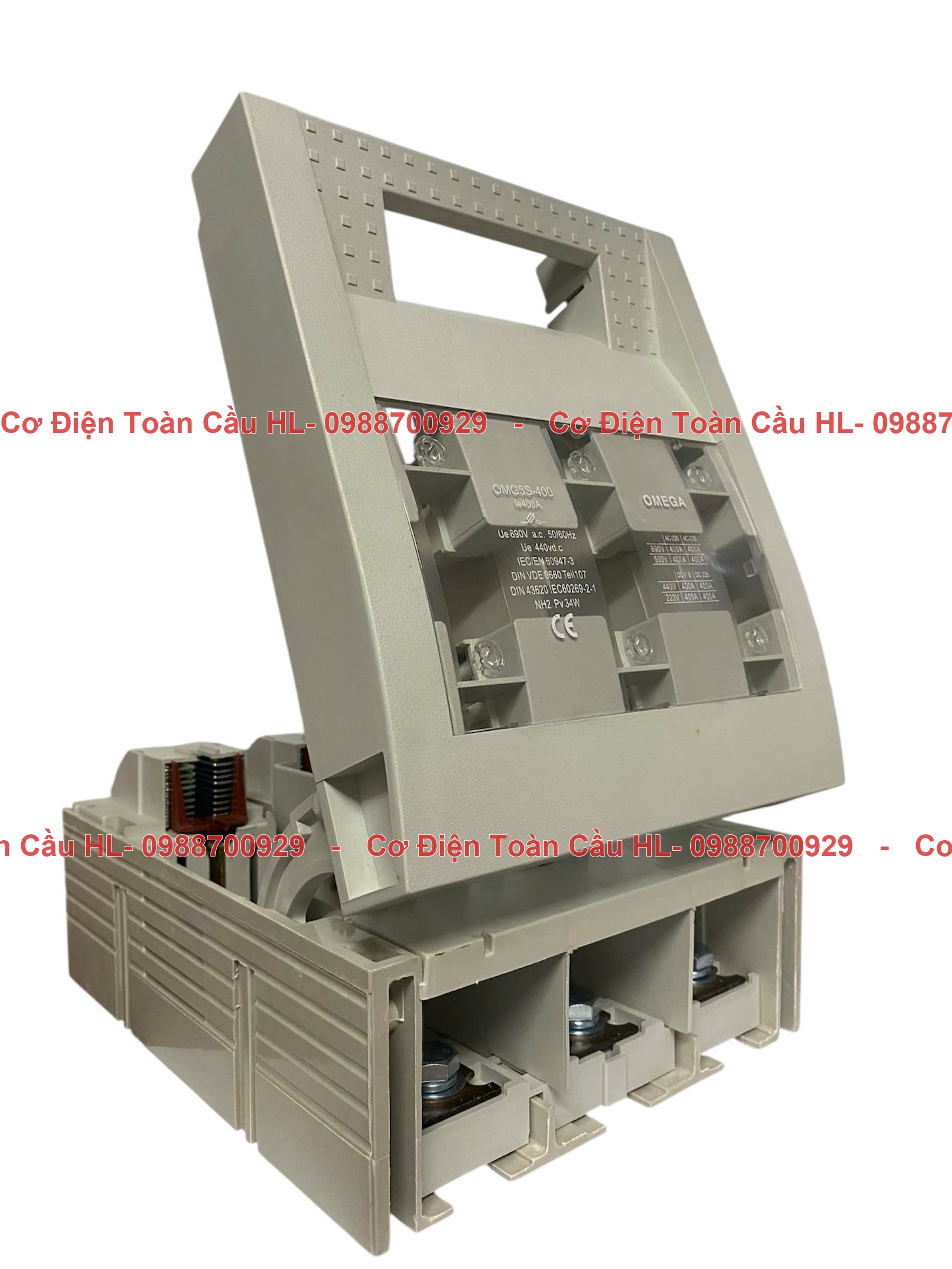 Ngắt mạch cầu chì 3 pha OMG5S-400 góc nhìn khác