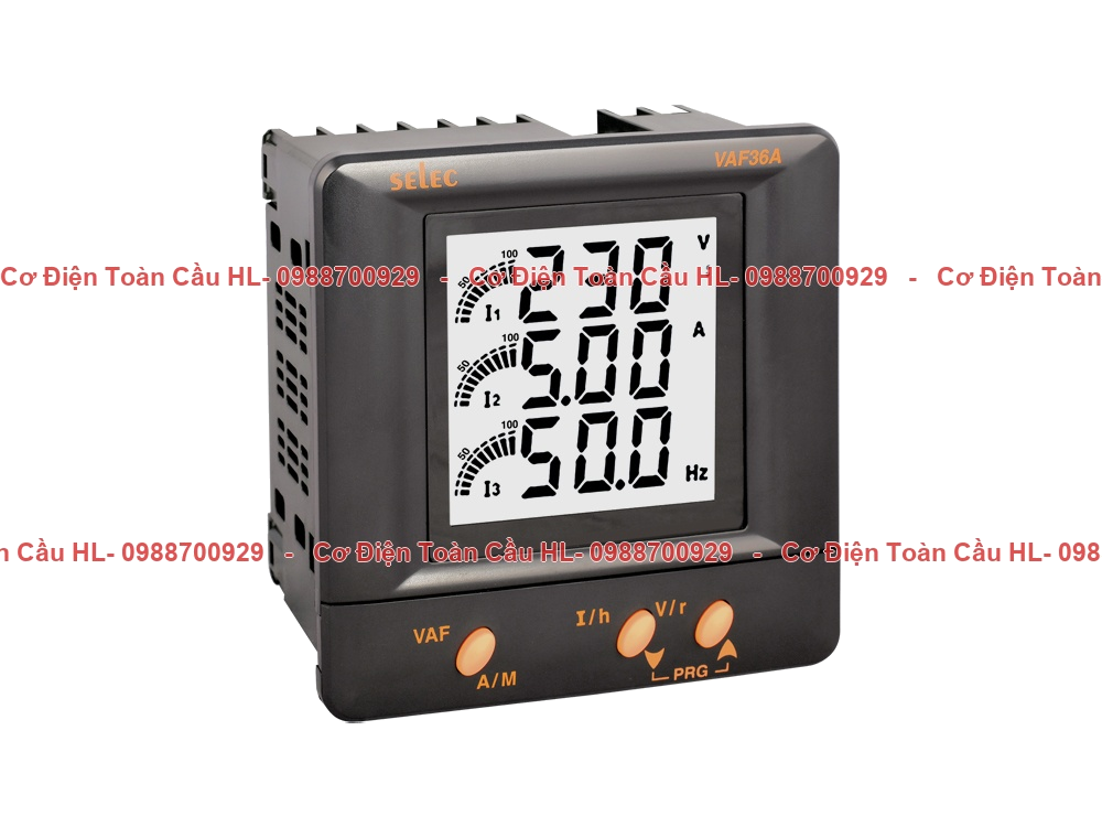 Đồng Hồ Đo Điện Áp, Dòng Điện, Tần Số Selec – VAF36A chính hãng Selec giá tốt nhất