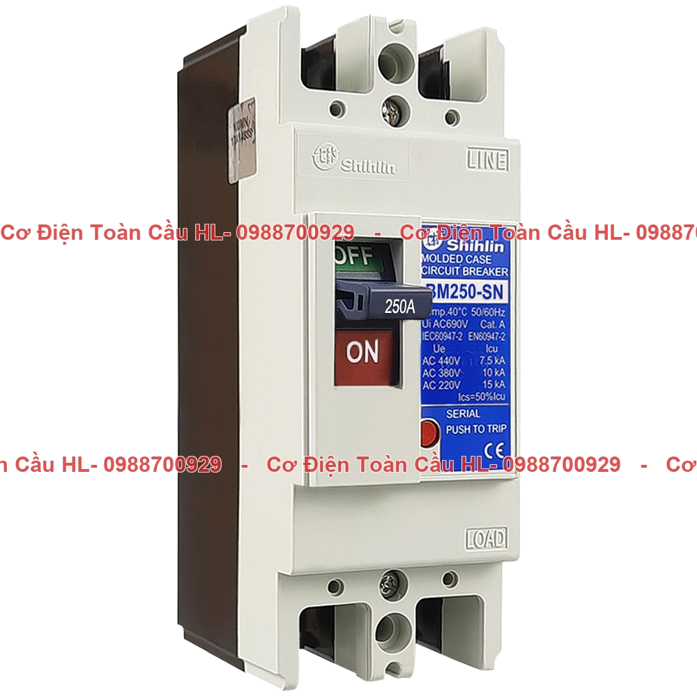 Aptomat khối MCCB LS Electric Metasol 3P 250A 37kA (ABN203c-250A) chính hãng LS Electric giá tốt nhất