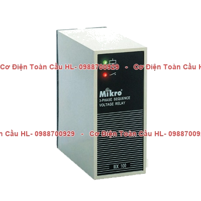 Rơ Le Bảo Vệ Mất Pha & Thứ Tự Pha Mikro MX100 (MX100-415V) chính hãng Mikro giá tốt nhất