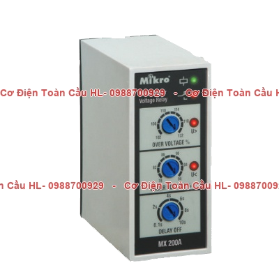 Rơ Le Bảo Vệ Điện Áp Mikro MX200 Đa Năng (MX200-380V) chính hãng Mikro giá tốt nhất