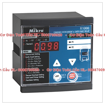 Relay bảo vệ kết hợp quá dòng và chạm đất Mikro R1000-230A chính hãng Mikro giá tốt nhất