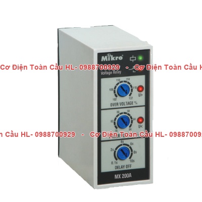 Relay Mikro bảo vệ Quá áp, thấp áp và mất pha MX200A-380V chính hãng Mikro giá tốt nhất