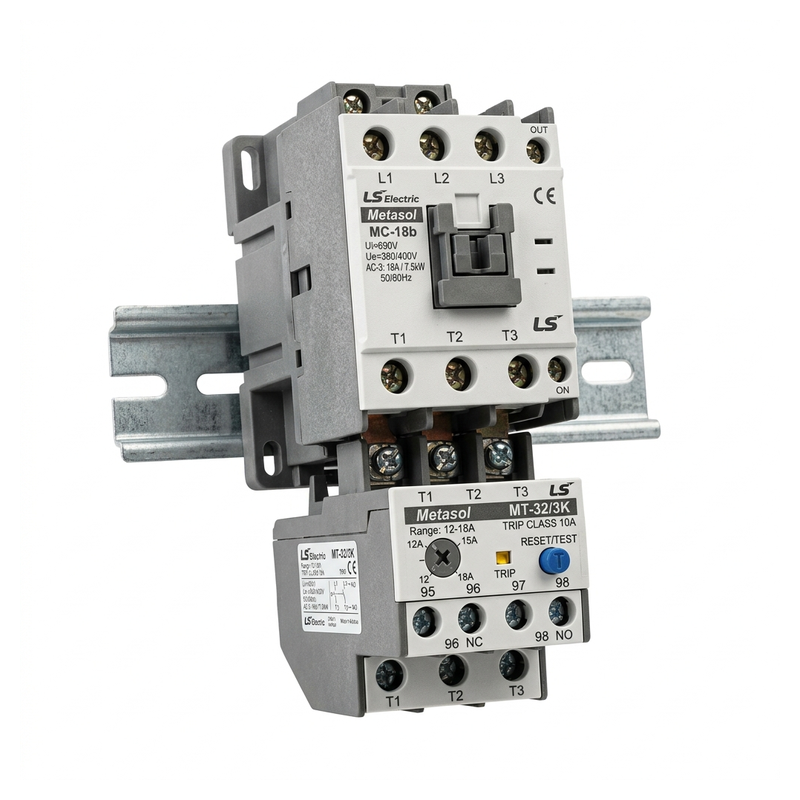 Khởi động từ Contactor LS Electric Metasol 9A (MC-9b) góc nhìn khác