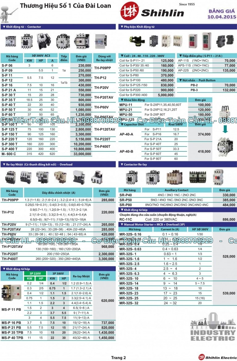 Relay nhiệt Shihlin góc nhìn khác
