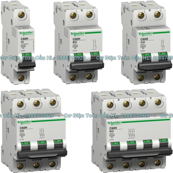 Schneider Electric CB Tép (MCB) chính hãng Schneider Electric giá tốt nhất