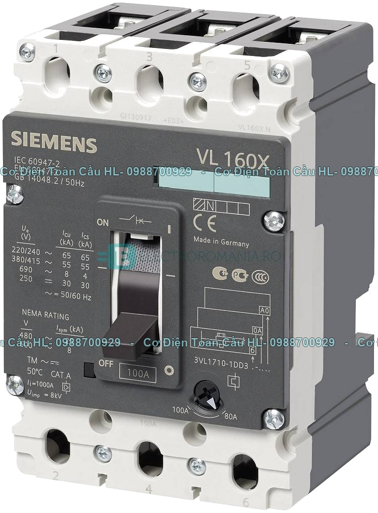 Siemens CB KHỐI MCCB chính hãng Siemens giá tốt nhất