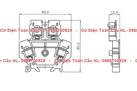 Terminal 2 tầng Sungho SHTB-15AW góc nhìn khác