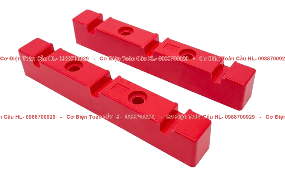 Thanh đỡ Busbar màu đỏ 3 rãnh đơn 10mm – 10D3 chính hãng Chính hãng giá tốt nhất