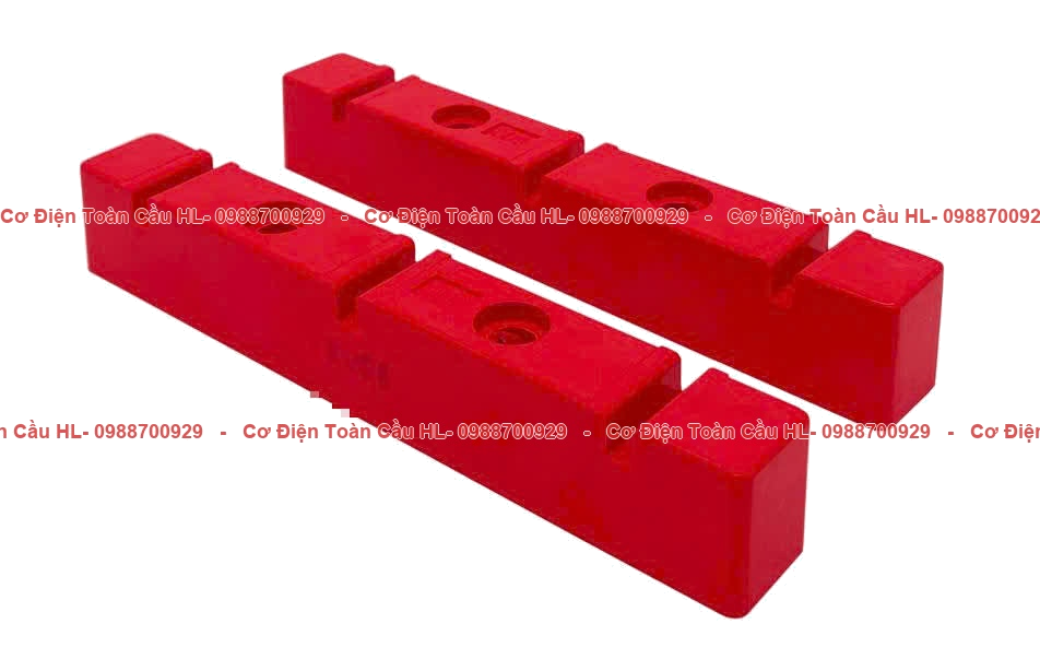 Thanh đỡ Busbar màu đỏ 3 rãnh đơn 8mm – 8D3 chính hãng Chính hãng giá tốt nhất
