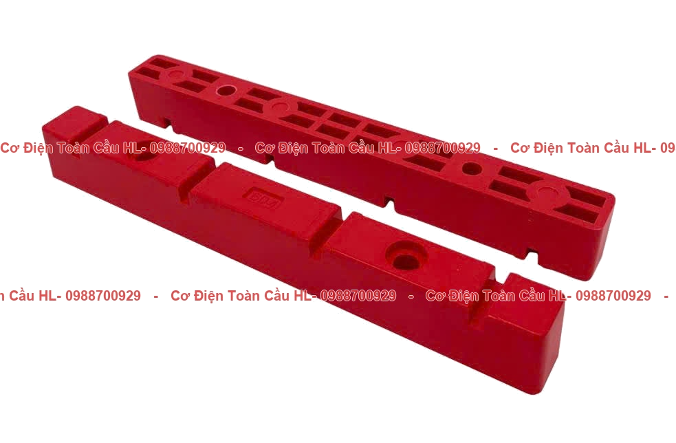 Thanh đỡ Busbar màu đỏ 4 rãnh đơn 10mm – 10D4 chính hãng Chính hãng giá tốt nhất