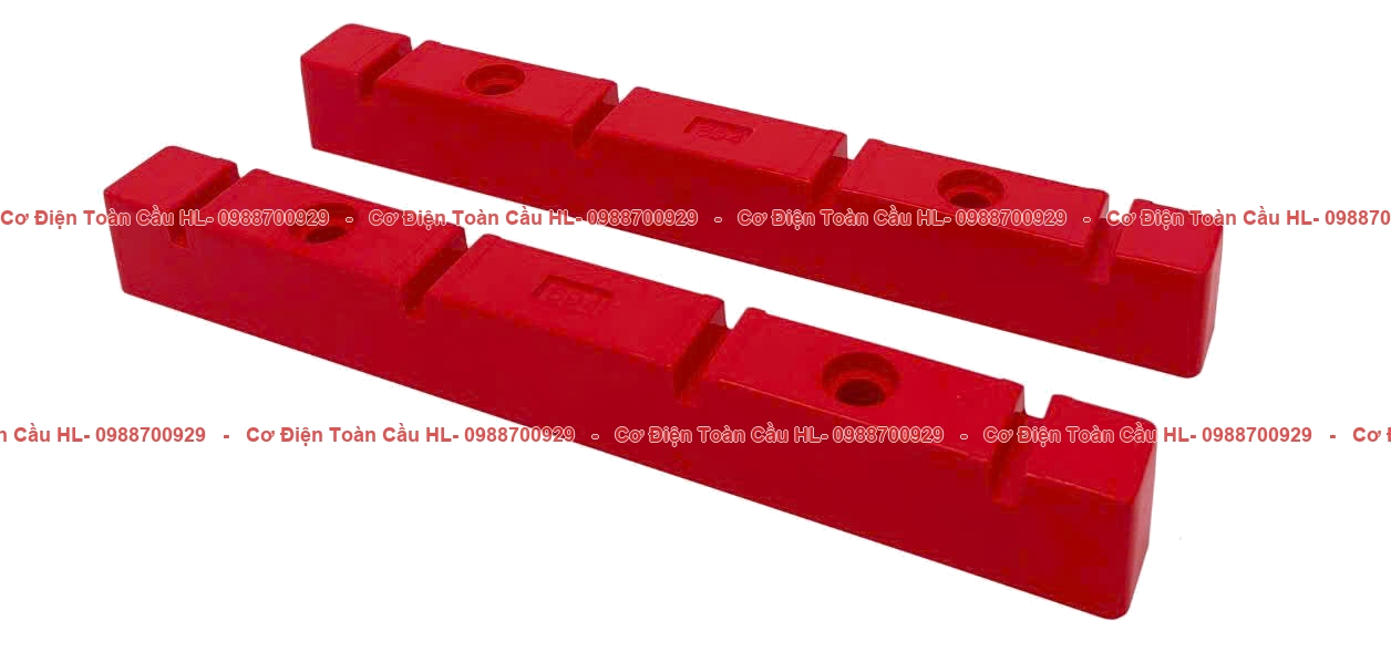 Thanh đỡ Busbar màu đỏ 4 rãnh đơn 6mm – 6D4 chính hãng Chính hãng giá tốt nhất
